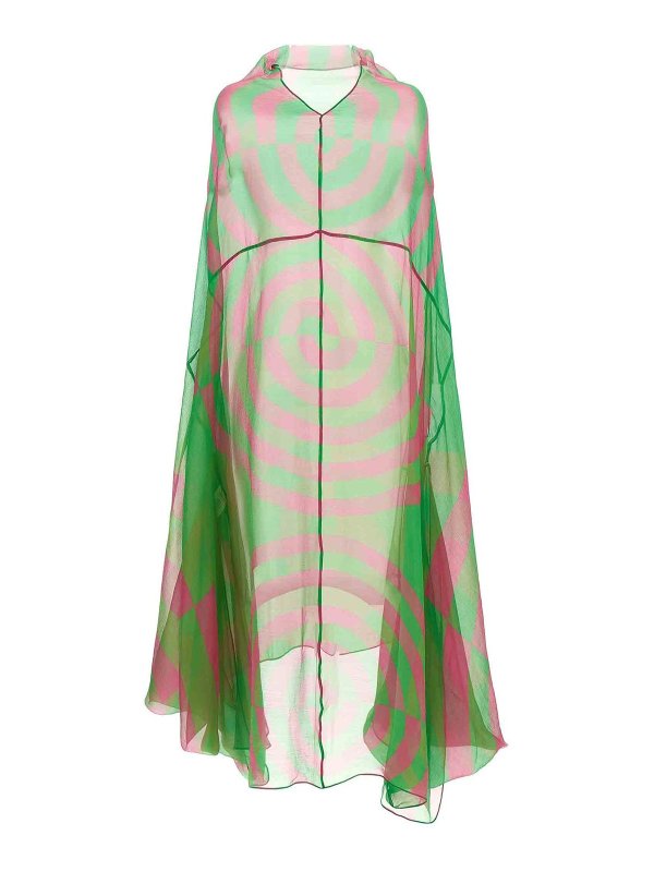DRIES VAN NOTEN: ニーレングスドレス online - 膝丈ドレス - 緑
