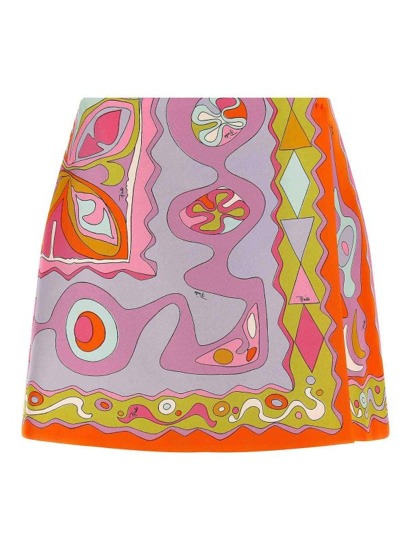 EMILIO PUCCI: Minifaldas - Minifalda - Multicolor