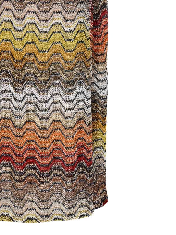 MISSONI buy online 膝丈ドレス - マルチカラー