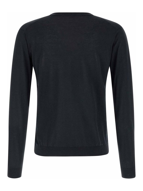 RIVVIA PROJECT: maglia collo rotondo online - Maglia in cotone e seta