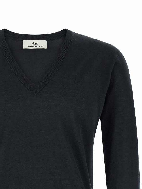 The Best Shops RIVVIA PROJECT: maglia collo rotondo - Maglia in cotone e seta