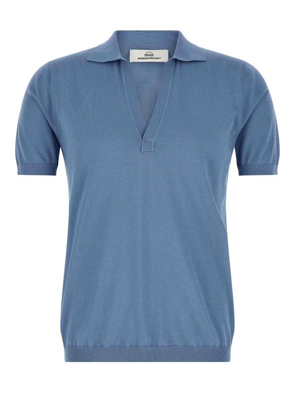 RIVVIA PROJECT: Polos  - Polo - Bleu Clair