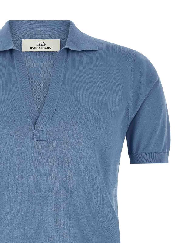 The Best Shops RIVVIA PROJECT: Polos  - Polo - Bleu Clair