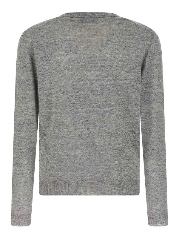 RIVVIA PROJECT: Strickpullover mit Rundhalsausschnitt online - Rundhalspullover - Grau
