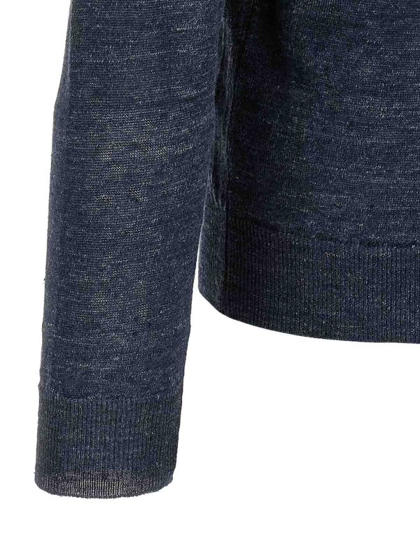Rundhalspullover - Blau shop online: RIVVIA PROJECT