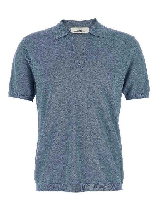 RIVVIA PROJECT: Polos  - Polo - Bleu Clair
