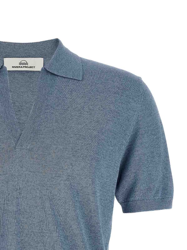 The Best Shops RIVVIA PROJECT: Polos  - Polo - Bleu Clair