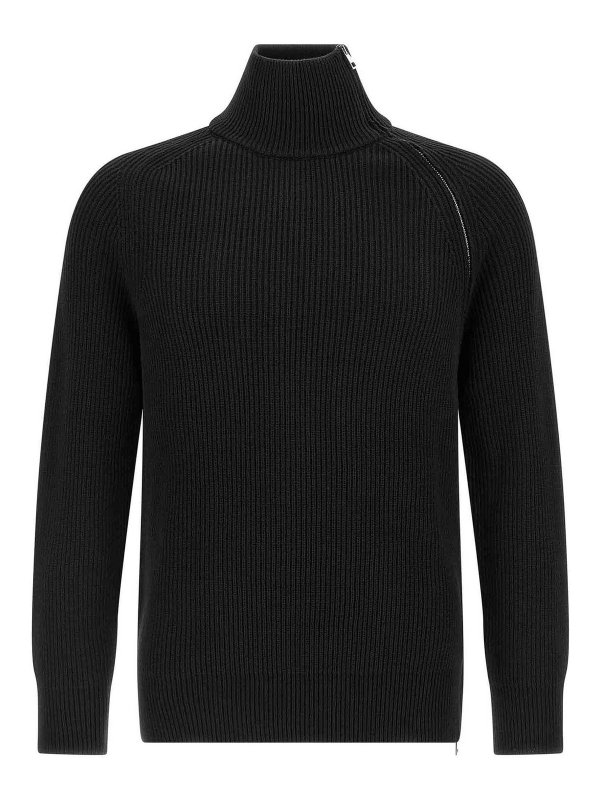 RIVVIA PROJECT: crew necks - Zip sweater