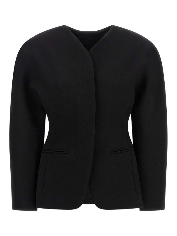 JACQUEMUS: Blazer - Blazer - Negro