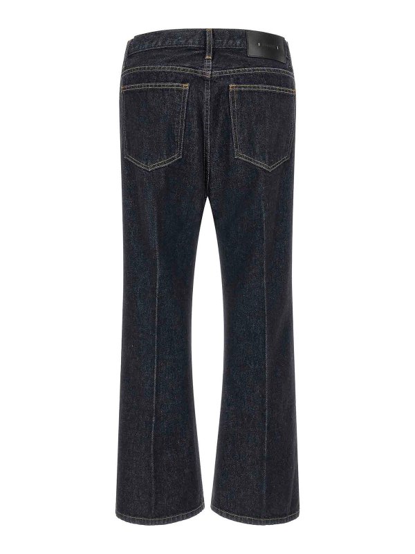 KHAITE: jeans a zampa online - jeans