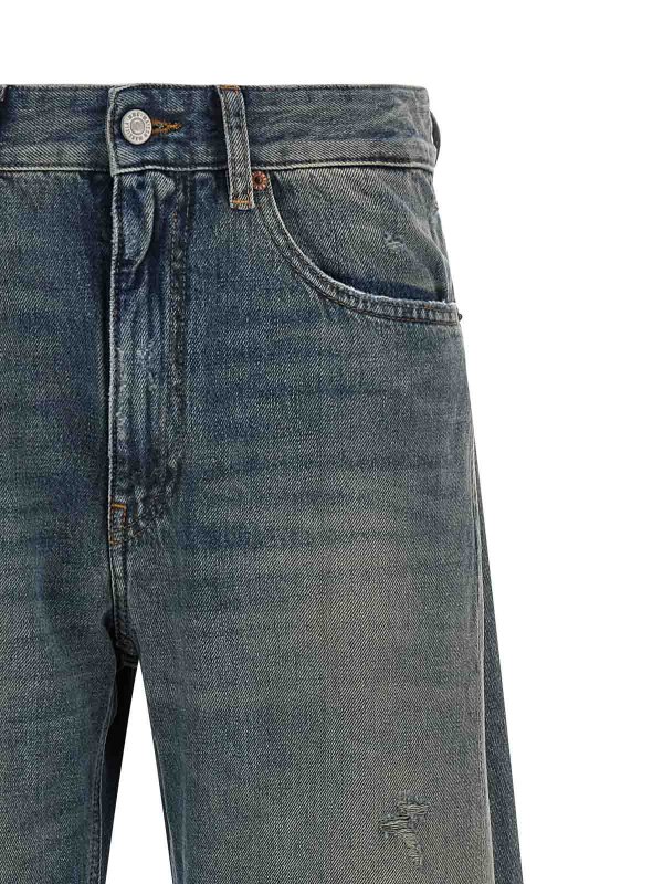 The Best Shops MM6 MAISON MARGIELA: ストレートジーンズ - ストレートジーンズ - ブルー