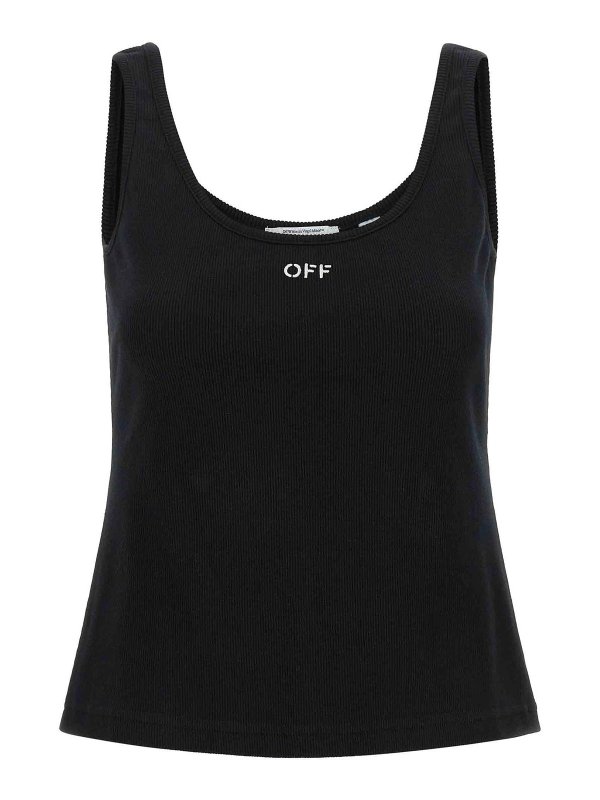 OFF-WHITE: Tops & Tank tops - off stamp