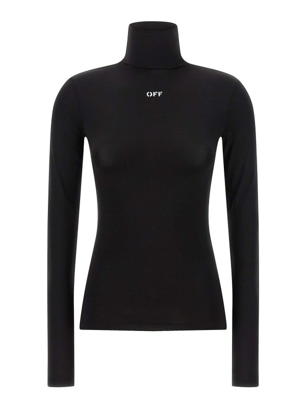 OFF-WHITE: crew necks - off stamp