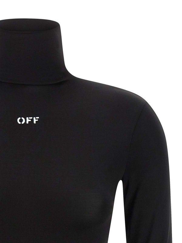 The Best Shops OFF-WHITE: crew necks - off stamp