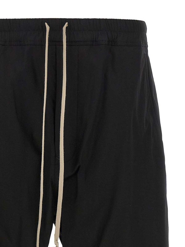 The Best Shops RICK OWENS: スウェットパンツ - トラックスーツ ボトムス - 黒