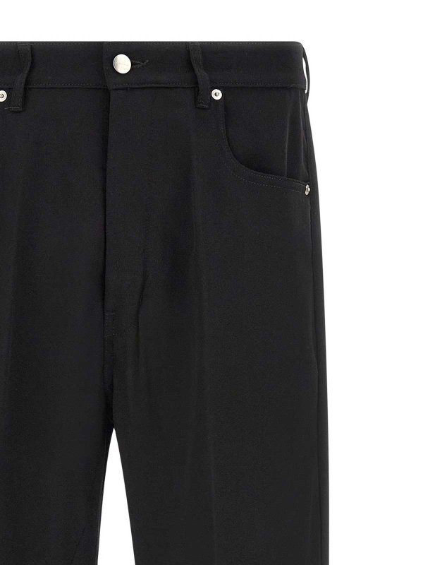 The Best Shops RICK OWENS: Jeans Rectos - Vaqueros Rectos - Negro