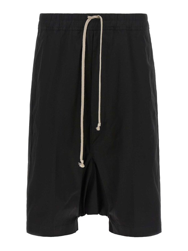 RICK OWENS: トラウザーショーツ - ショートパンツ - 黒
