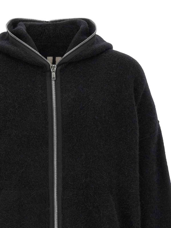 The Best Shops RICK OWENS: スウェット＆セーター - スウェットシャツ/セーター - 黒