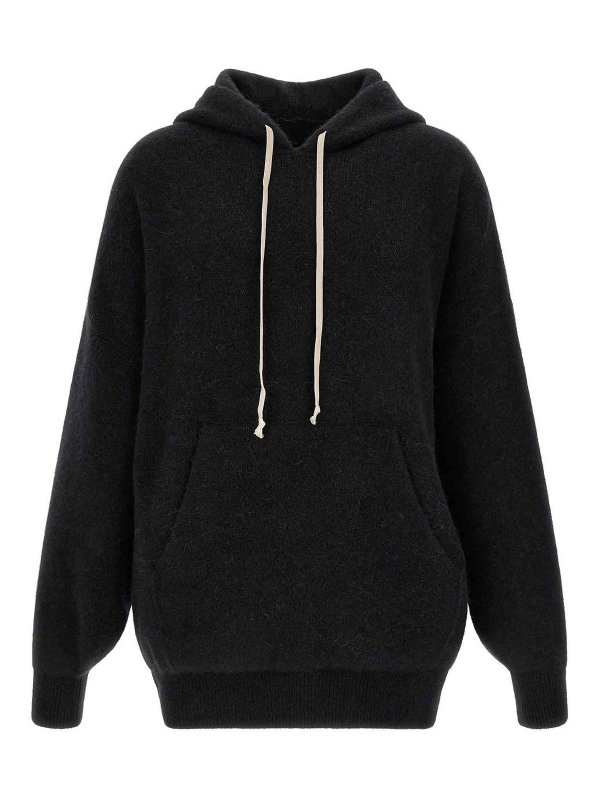 RICK OWENS: Sudaderas y suéteres - Sudadera - Negro