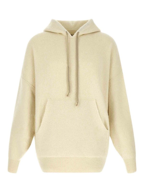 RICK OWENS: Sudaderas y suéteres - Sudadera - Blanco