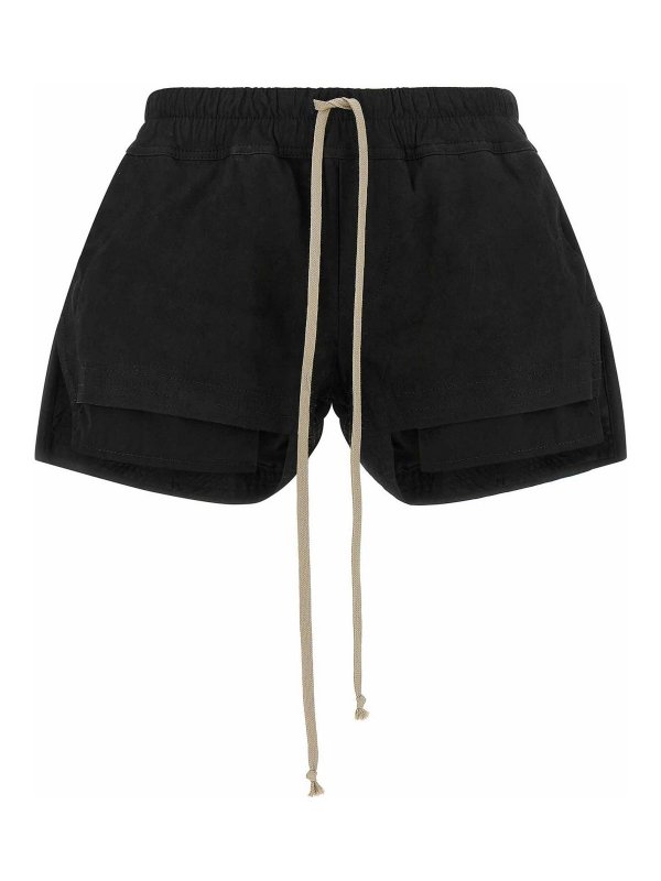RICK OWENS: トラウザーショーツ - ショートパンツ - 黒