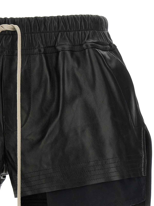 The Best Shops RICK OWENS: トラウザーショーツ - ショートパンツ - 黒