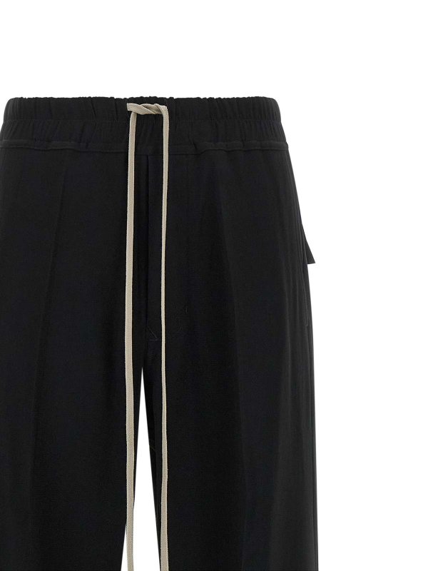 The Best Shops RICK OWENS: カジュアルトラウザー - カジュアルパンツ - 黒