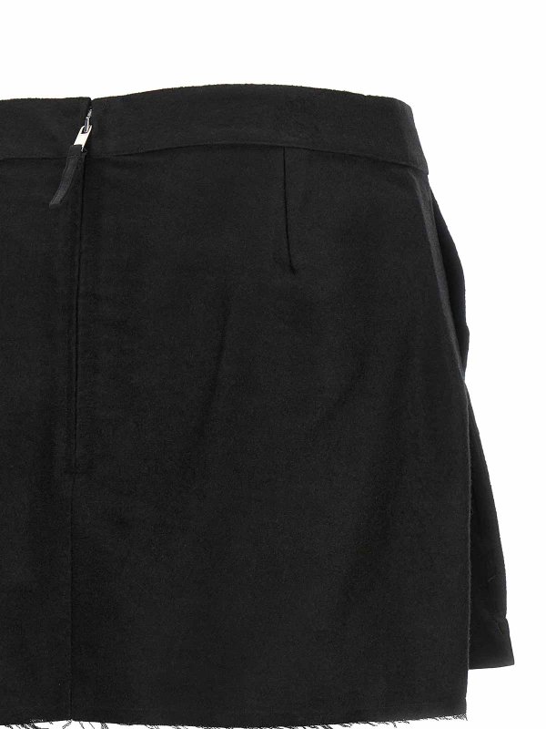 ミニスカート - 黒 shop online: RICK OWENS