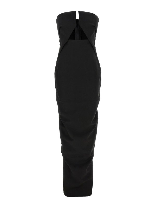 RICK OWENS: ニーレングスドレス - 膝丈ドレス - 黒