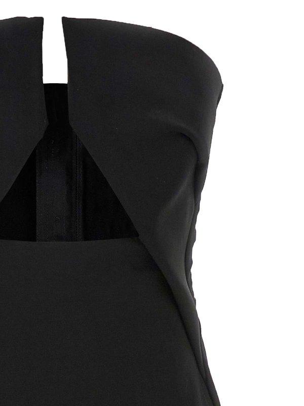 The Best Shops RICK OWENS: ニーレングスドレス - 膝丈ドレス - 黒