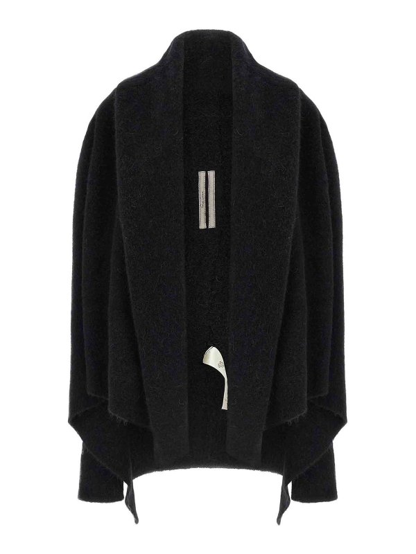 RICK OWENS: カーディガン - カーディガン - 黒