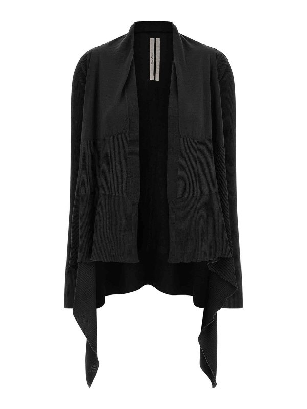 RICK OWENS: カーディガン - カーディガン - 黒