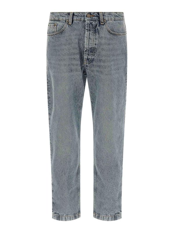 RIVVIA PROJECT: Jeans Rectos - Vaqueros Rectos - Azul Claro