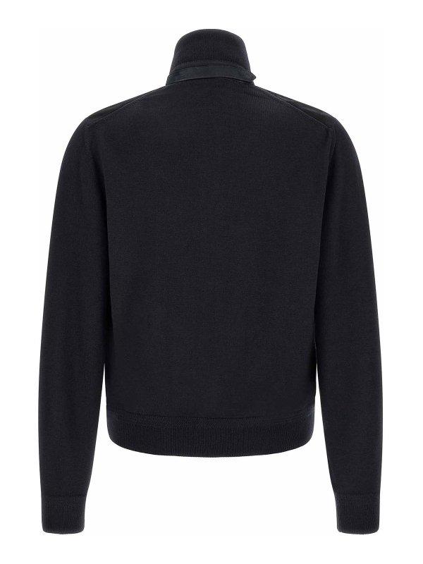 TOM FORD: cardigans online - Two-material cardigan