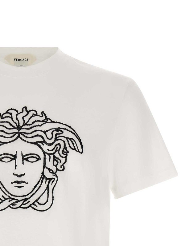 The Best Shops VERSACE: T-shirts - T-Shirt - Weiß
