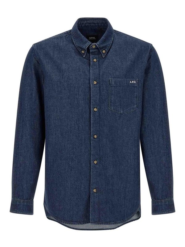 A.P.C.: Camisas - Camisa - Azul