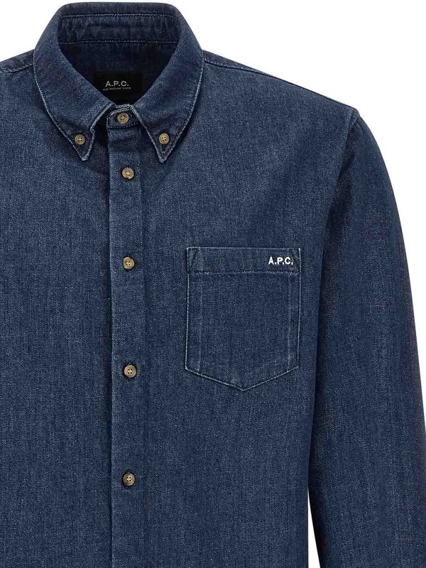 The Best Shops A.P.C.: Camisas - Camisa - Azul