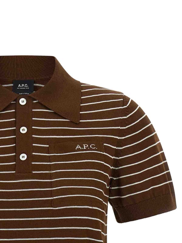 The Best Shops A.P.C.: Polos - Polo - Marrón