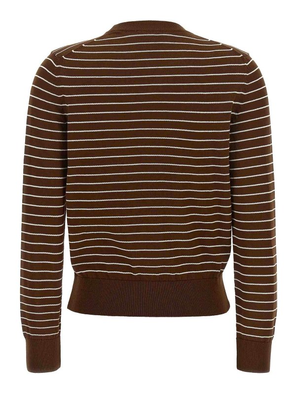 A.P.C.: Suéteres con cuello pico online - Suéter Cuello Redondo - Marrón