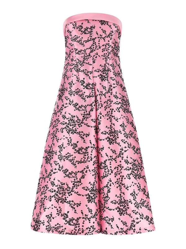 ALBERTA FERRETTI: マキシドレス - 膝丈ドレス - マルチカラー