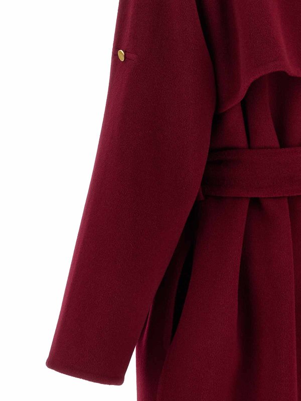 トレンチコート - 赤 shop online: ALBERTA FERRETTI