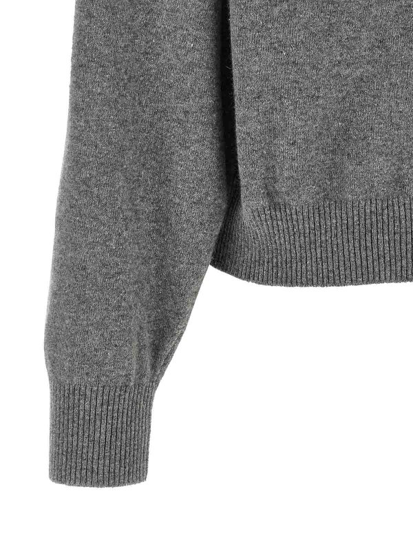 Pull Col Rond - Gris shop online: ALBERTA FERRETTI