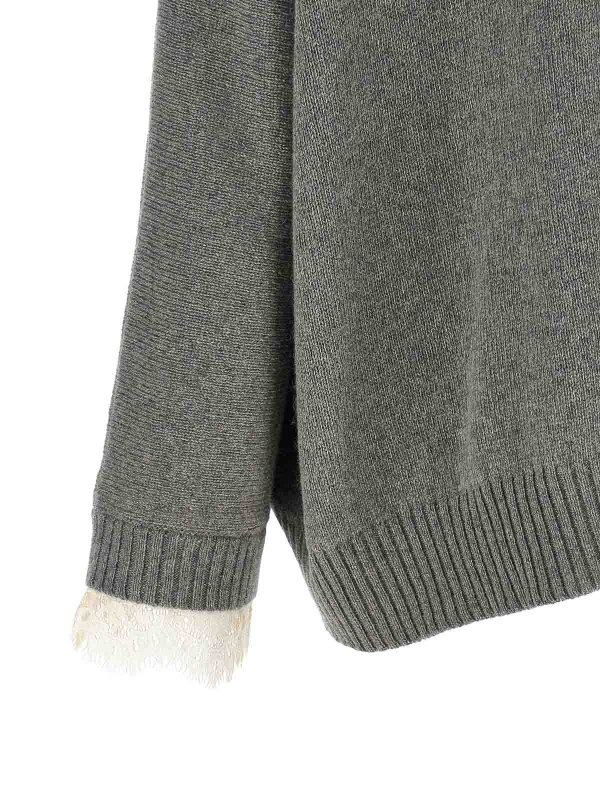 Central stitching sweater shop online: ALBERTA FERRETTI