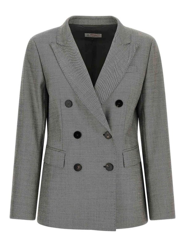ALBERTO BIANI: Blazer - Blazer - Gris