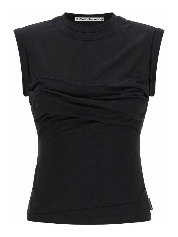 ALEXANDER WANG: Tops & Débardeurs - Top - Noir