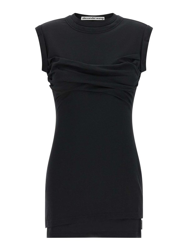 ALEXANDER WANG: Col roulé & Col polo - Pull Col Roulé - Noir