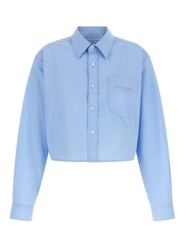 ALEXANDER WANG: Hemden - Hemd - Hellblau