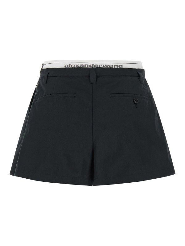ALEXANDER WANG: トラウザーショーツ online - ショートパンツ - 黒