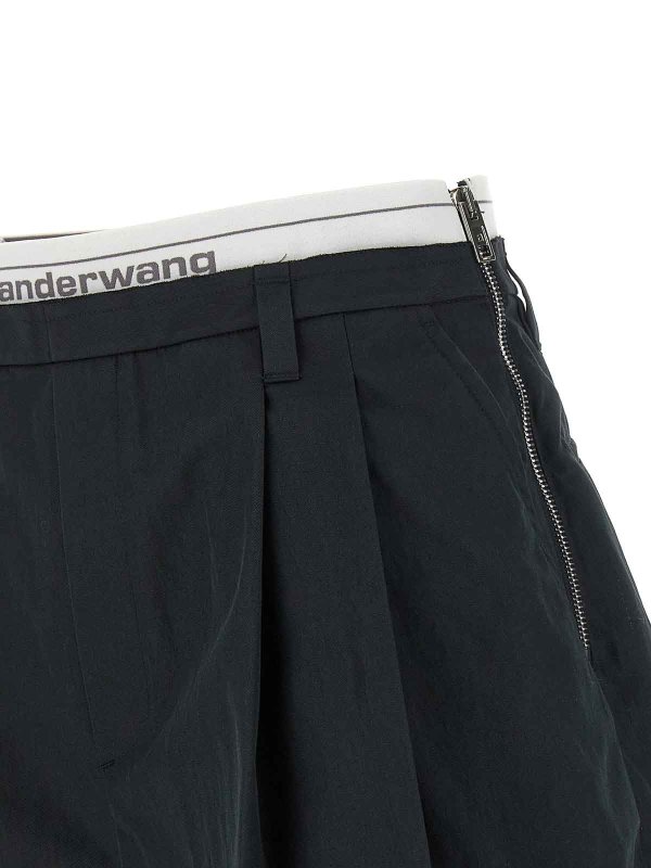 The Best Shops ALEXANDER WANG: トラウザーショーツ - ショートパンツ - 黒