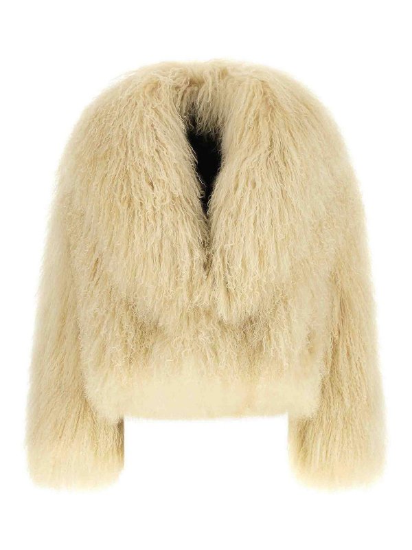 Blancha: Pelz und Shearling - Pelz - Beige